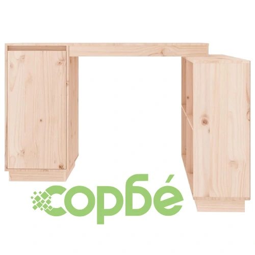 Бюро, 110x50x75 см, борово дърво масив ➤ топ цена ➤ sorbe.bg