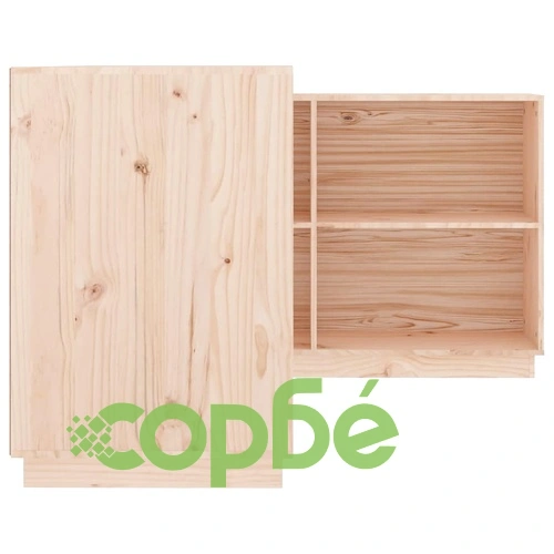 Бюро, 110x50x75 см, борово дърво масив ➤ топ цена ➤ sorbe.bg