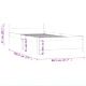 Рамка за легло черна масивно дърво 75x190 см Small Single