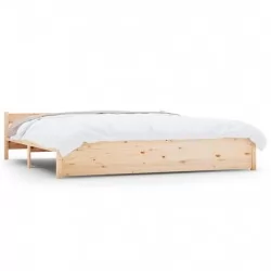 Рамка за легло, дърво масив, 180x200 см, 6FT Super King