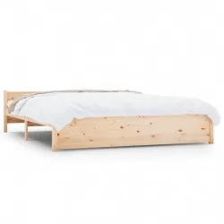 Рамка за легло, дърво масив, 200x200 см