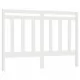 Горна табла за легло, бяла, 141x4x100 см, бор масив