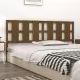 Горна табла за легло, меденокафява, 205,5x4x100 см, бор масив