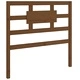 Горна табла за легло, меденокафява, 105,5x4x100 см, бор масив
