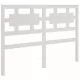 Горна табла за легло, бяла, 165,5x4x100 см, бор масив