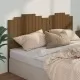 Горна табла за легло, меденокафява, 206x4x110 см, бор масив