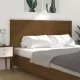 Табла за спалня, меденокафява, 126x4x100 см, бор масив