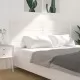 Табла за спалня, бяла, 146x4x100 см, бор масив