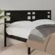 Табла за спалня, черна, 206x4x100 см, бор масив