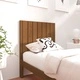 Горна табла за легло, меденокафява, 80,5x4x100 см, бор масив
