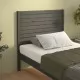 Горна табла за легло, сива, 81x4x100 см, бор масив