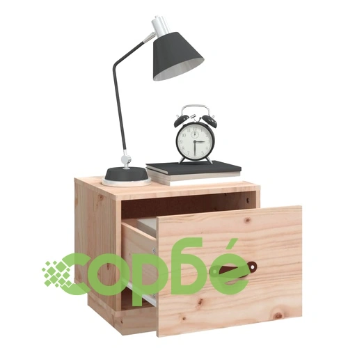 Нощно шкафче, 40x34x35 см, борово дърво масив ➤ топ цена ➤ sorbe.bg