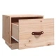 Нощно шкафче, 40x34x35 см, борово дърво масив