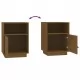 Нощни шкафчета, 2 бр, медено кафяви, 40x34x55 см, бор масив