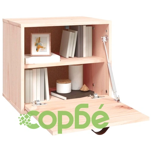 Стенен шкаф, 40x30x35 см, бор масив ➤ топ цена ➤ sorbe.bg