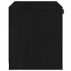 Стенен шкаф, черен, 40x30x35 см, бор масив