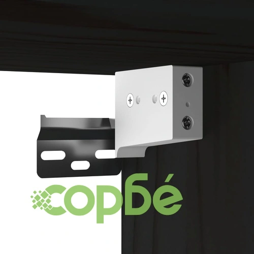 Стенен шкаф, черен, 40x30x35 см, бор масив ➤ топ цена ➤ sorbe.bg