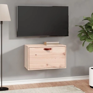 Стенен шкаф, 60x30x35 см, борово дърво масив