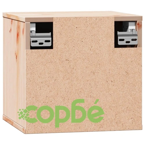 Стенни шкафове, 2 бр, 31,5x30x30 см, бор масив ➤ топ цена ➤ sorbe.bg