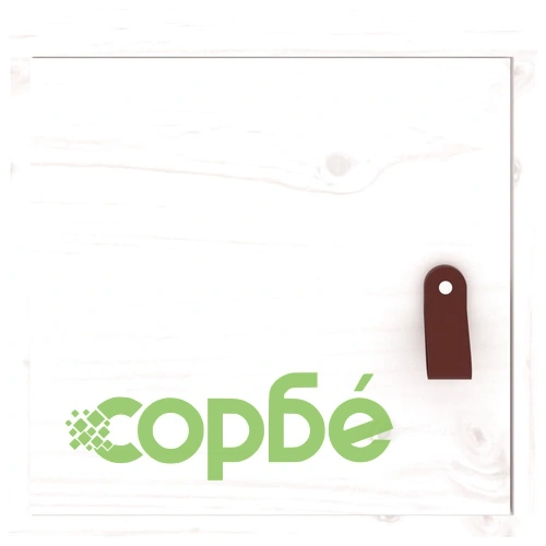 Стенен шкаф, бял, 31,5x30x30 см, борово дърво масив ➤ топ цена ➤ sorbe.bg