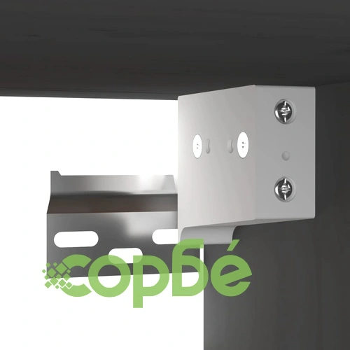 Стенен шкаф, сив, 60x30x30 см, борово дърво масив ➤ топ цена ➤ sorbe.bg