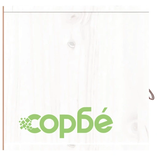 Стенни шкафове, 2 бр, бели, 80x30x30 см, бор масив ➤ топ цена ➤ sorbe.bg