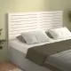 Горна табла за легло, бяла, 186x4x100 см, бор масив