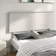 Горна табла за легло, бяла, 154x6x82,5 см, бор масив