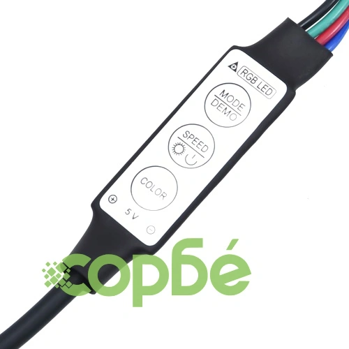 Рамка за легло с LED осветление 160x200 см масивно дърво ➤ топ цена ➤ sorbe.bg