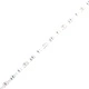 LED рамка за легло бяло 75x190 см Small Single дърво масив