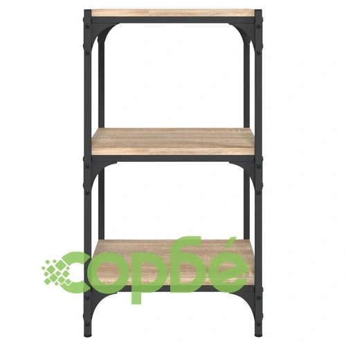 Библиотека дъб сонома 40x33x70,5 см инженерно дърво и стомана ➤ топ цена ➤ sorbe.bg