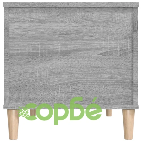 Кафе маса, сив сонома, 90x44,5x45 см, инженерно дърво ➤ топ цена ➤ sorbe.bg