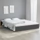 Рамка за легло, сива, дърво масив, 150x200 cм, 5FT King Size