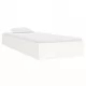 Рамка за легло бяла масивно дърво 75x190 см 2FT6 Small Single