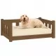 Кучешко легло, меденокафяво, 75,5x55,5x28 см, бор масив