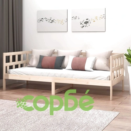 Дневно легло, борово дърво масив, 80x200 см ➤ топ цена ➤ sorbe.bg