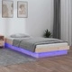 LED рамка за легло 90x190 см Single масивна дървесина