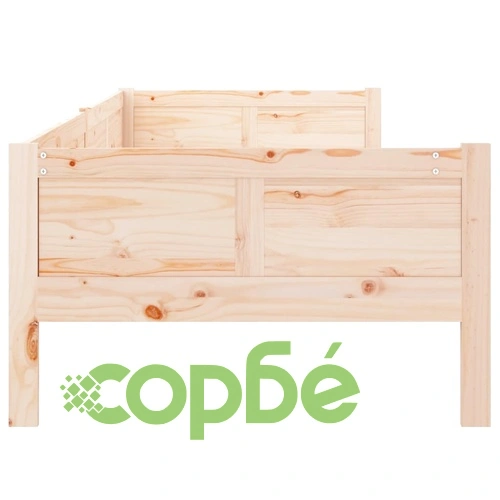 Дневно легло, борово дърво масив, 90x200 см ➤ топ цена ➤ sorbe.bg