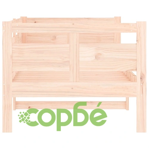 Дневно легло, борово дърво масив, 80x200 см ➤ топ цена ➤ sorbe.bg