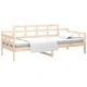 Дневно легло, борово дърво масив, 90x200 см