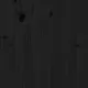 Разтегателна кушетка, черна, борово дърво масив, 2x(90x190) см