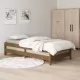 Стифиращо легло, меденокафяво, борово дърво масив, 90x190 см