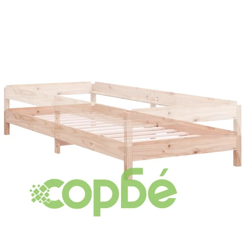 Стифиращо легло 75x190 см масивно борово дърво ➤ топ цена ➤ sorbe.bg