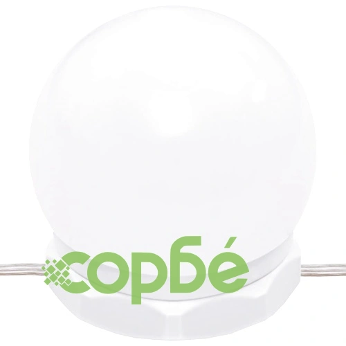 Тоалетка с LED, сив сонома, 74,5x40x141 см ➤ топ цена ➤ sorbe.bg