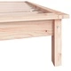 Рамка за легло, 100x200 см, бор масив