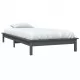 Рамка за легло, сива, бор масив, 90x190 см, 3FT Single