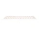 Рамка за легло с LED осветление бяла 200x200 см масивно дърво