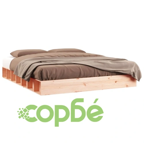 рамка за легло 150x200 см King Size масивно дърво ➤ топ цена ➤ sorbe.bg
