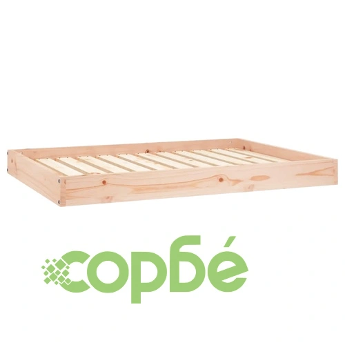 Кучешко легло, 101,5x74x9 см, борова дървесина масив ➤ топ цена ➤ sorbe.bg