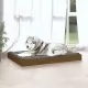 Кучешко легло, меденокафяво, 101,5x74x9 см, бор масив